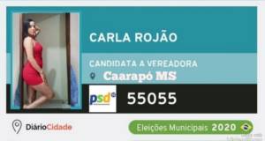 Candidata a vereadora dispara com mais de 90 de aprovação entre os eleitores de caarapó..
